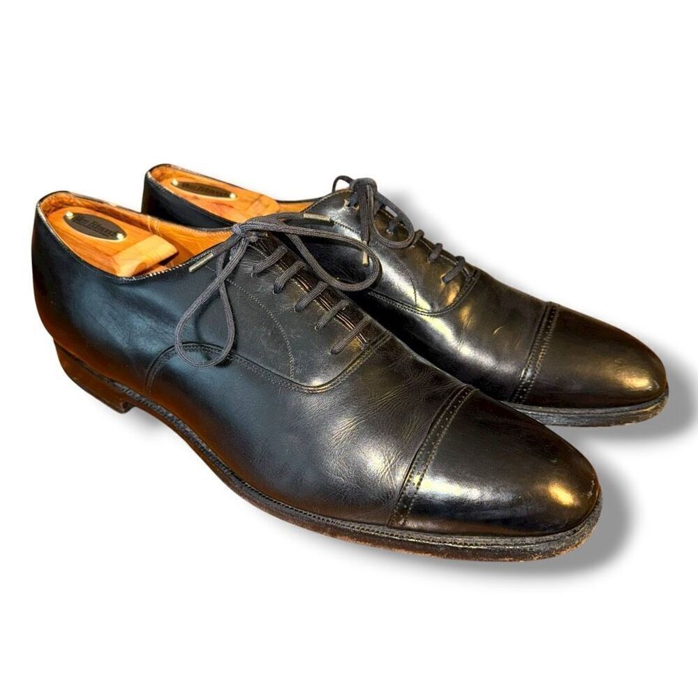 Black Church’s Cap Toe Oxford Dress Shoes Sz 11.5